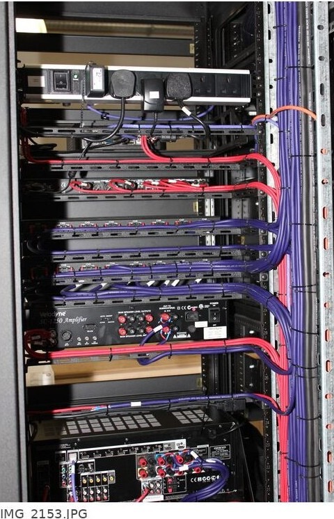 Dressed rack, ready for factory acceptance testing