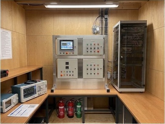 Panel build on the bench at OKTOLabs