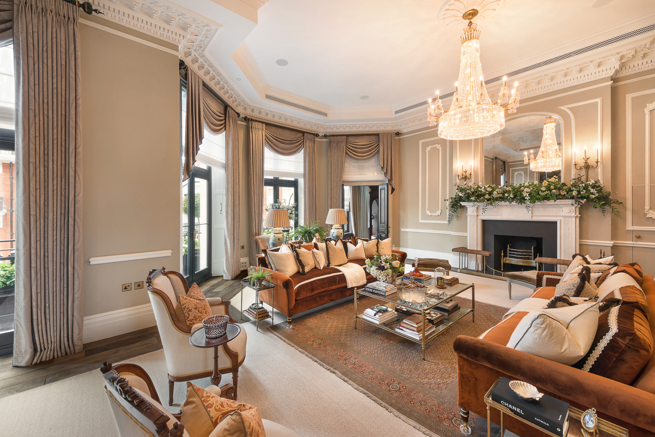 Rutland Gate — Living room