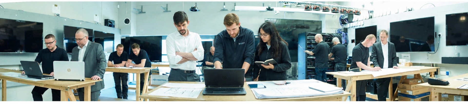 OKTO specialists collaborating across digital estate, building management and AV systems